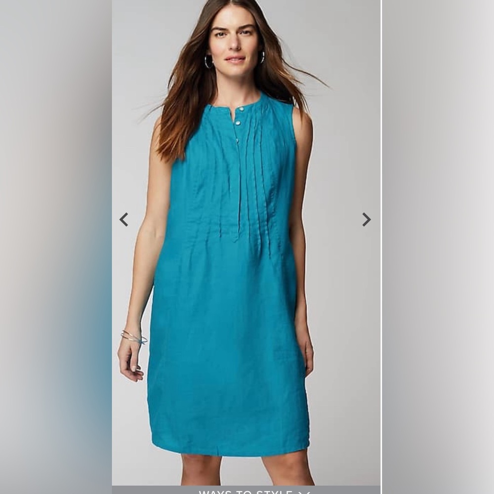 J.Jill linen dress. Worn once!!! Perfect for summer!!